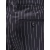 Keith wool trousers with pinstripe motif