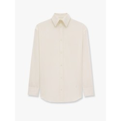 Certified cotton shirt with Monogram embroidery