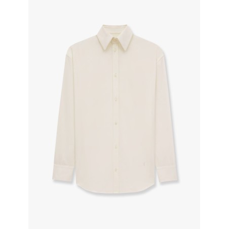 Certified cotton shirt with Monogram embroidery