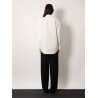 Certified cotton shirt with Monogram embroidery