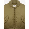 Cropped nylon jacket with padding
