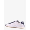 Plume leather and suede sneakers with used effect