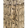 Sheraz viscose and cotton skirt with reptile print