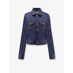 Jeans jacket with Triomphe buttons