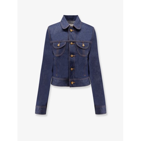 Jeans jacket with Triomphe buttons