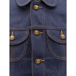 Jeans jacket with Triomphe buttons