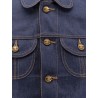 Jeans jacket with Triomphe buttons