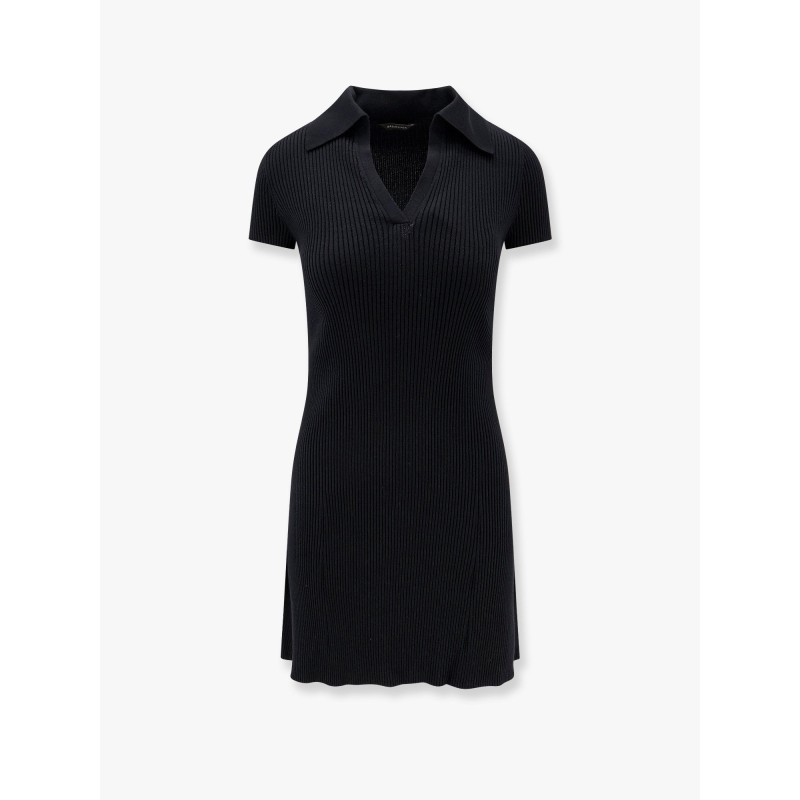 Polo wool blend mini dress