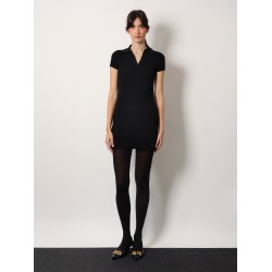Polo wool blend mini dress