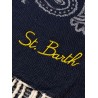 Foutas J N cotton beach towel with Logo print