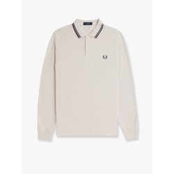 Piquet cotton polo shirt with logo