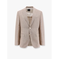 Lined wool blend blazer
