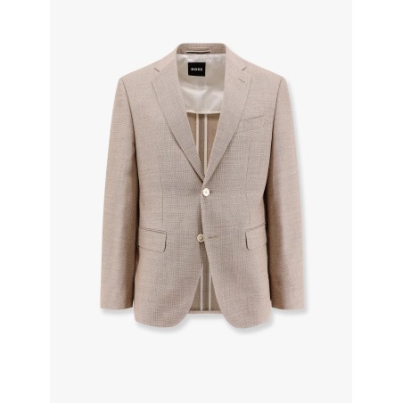 Lined wool blend blazer