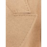 Valle cashmere coat with belt at waist
