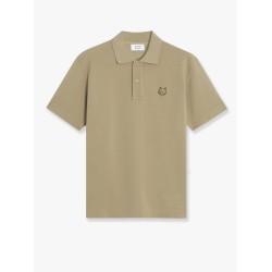 Cotton polo shirt with iconic logo patch