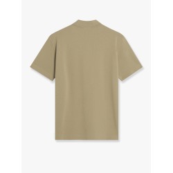 Cotton polo shirt with iconic logo patch