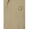 Cotton polo shirt with iconic logo patch