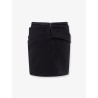 Responsible  wool mini skirt with medusa detail