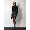 Leather skirt