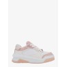 Leather sneakers with greca detail