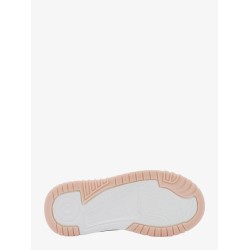 Leather sneakers with greca detail