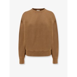 Certified cotton sweatshirt with logoed label