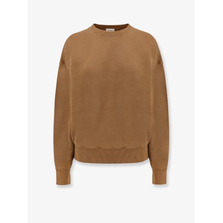 Certified cotton sweatshirt with logoed label