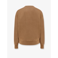 Certified cotton sweatshirt with logoed label