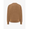 Certified cotton sweatshirt with logoed label