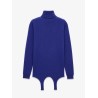 Cashmere sweater with garter detail