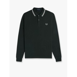Piquet cotton polo shirt with logo