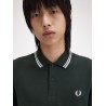 Piquet cotton polo shirt with logo