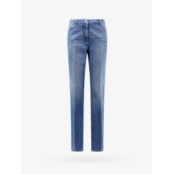 Cotton jeans with 95' medusa detail