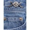 Cotton jeans with 95' medusa detail