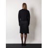 Bouclé tweed cardigan with medusa buttons