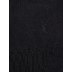 Sustainable wool sweater with embroidered monogram