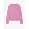 Cotton sweatshirt with iconic embroidered logo on the front