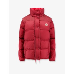 Verone re/icon padded and quilted nylon jacket with frontal logo patch