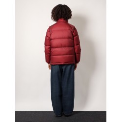 Verone re/icon padded and quilted nylon jacket with frontal logo patch