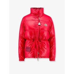 Verone re/icon padded and quilted nylon jacket with frontal logo patch