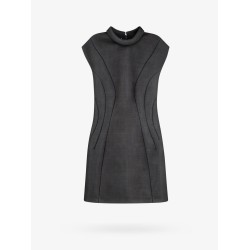 Jersey dress with padded effect