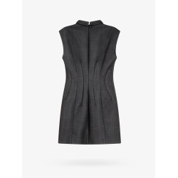 Jersey dress with padded effect
