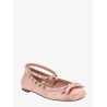 Satin ballerinas with iconic studs