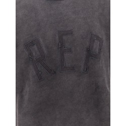 Cotton sweatshirt with frontal rep logo