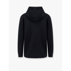 Pamir virgin wool sweater with maxmaragram flocked motif
