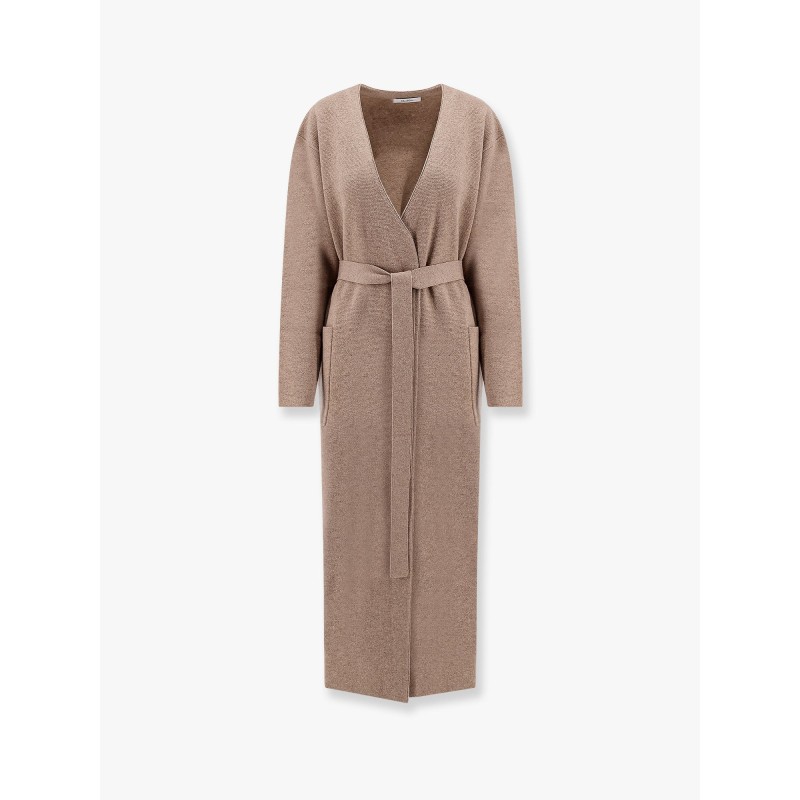 Gestro wool and cashmere coat with belt