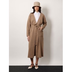 Gestro wool and cashmere coat with belt