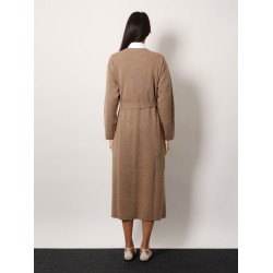 Gestro wool and cashmere coat with belt