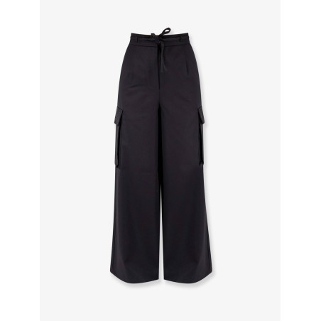 Virgin wool cargo trouser