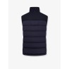 Sleevless recycled nylon jacket with quilted effect
